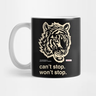 Powerful Tiger | Off White Design Mug